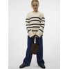 VERO MODA Girls' Vmsaba LS O-Neck Ga Girl Noos Pullover,