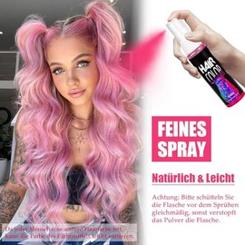 Hair Spray Colour, Temporary Coloured Hair Spray, Semi Permanent Hair Dye Spray, Washable One Time Hair Dye Spray, Temporary Vibrant Shades, Hair Colo