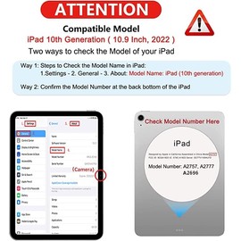 SPARIN 3 Pack Upgrade Screen Protector for iPad 10th Generation 10.9 Inch (2022 Released), Anti-Scratch Tempered Glass Compatible for iPad 10 Gen, HD Clarity