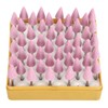 50 Pcs Grinding Bits Ceramic Triangular Cone Aluminum Oxide Grinding