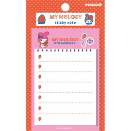 Furukawa Paper Sanrio Sanrio Characters Fruit Market Sticky Notes My Melody SS32