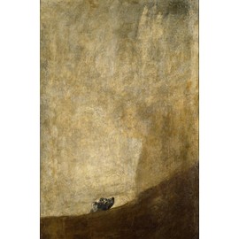ART.COM Wall Giclee Print The Dog by Francisco de Goya, 16" x 24"