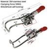Adjustable Toggle Clamp Latch, 304 Stainless Steel or Galvanized Iron
