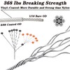 1/16 Wire Rope Kit, Steel Wire Cable, 7x7 Strand Core,165ft