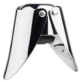 Zone Denmark Rocks Champagne Stopper, Polished Stainless Steel