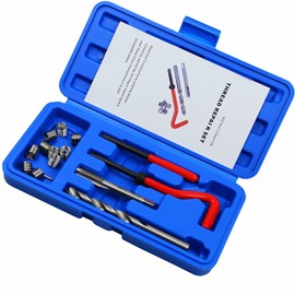 BestsQ 15pcs Thread Repair Kit M9 x 1.25mm Metric Thread Repair Insert Kit Compatible Hand Tool Set for Auto Repairing (M9-1.25)