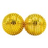 1 Pair of Magnetic Acupressure Balls in Gold Medium Size,