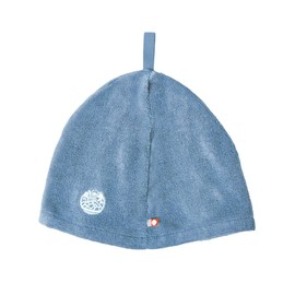 Sauna Republic Imabari Towel Certified Sauna Hat, Made in Japan, Large, Deep, Antibacterial, Odor-Resistant, Anti-Viral, Anti-pilling, Quick Drying (Blue)