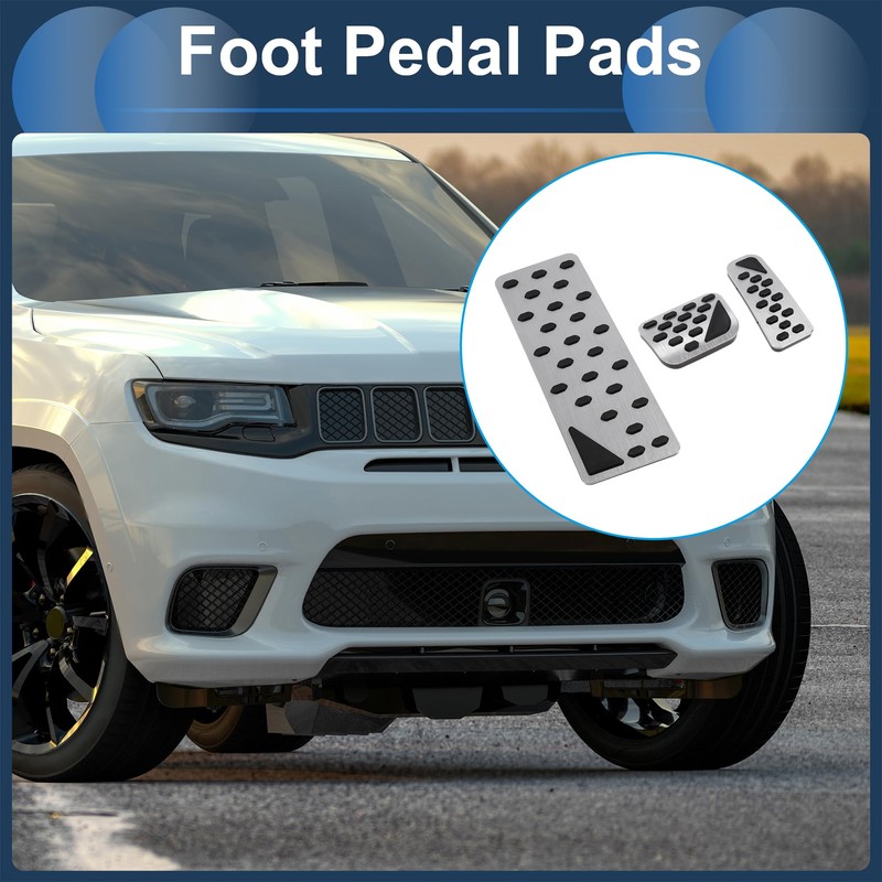 REPAIROCK 3 Pcs Automatic Foot Pedal Pads Foot Accelerator Pedal