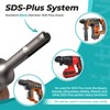 LitKiwi SDS Plus Ground Rod Driver Set,for 5/8" & 3/4"