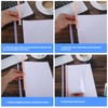 10 Pcs Clear A4 Report Covers, Slide Binder File Folder