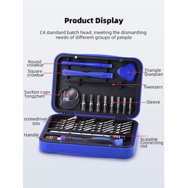 BTG 36 in 1 Screwdriver Set for DJI Avata 2 Mavic 3 Air 3S Mini 3 4 Pro Repair Tool Kit for DJI Drone RC Car Boat Quadcopter Helicopter Multirotors Models Repair Tool Kit