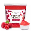 Tea Zone Raspberry Popping Pearls/Popping Boba (B2063, 7lbs) for Boba
