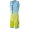 Synergy Triathlon Tri Suit - Men's Elite Sleeveless Trisuit (Mint/Yellow,