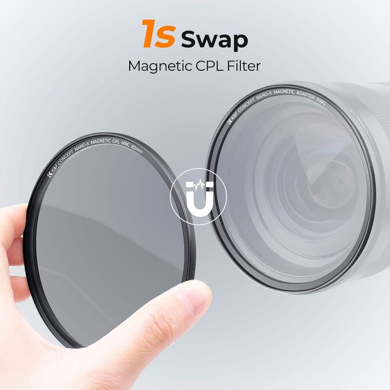 K&F Concept Nano X-Series Magnetic Polarising Filter 77 mm with