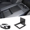 HIRUFAIT Armrest Box Storage Box Cover for Toyot@ Tundra 2022-2024
