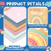 Honoson 24 Pcs Bulk Inspirational Privacy Folders for Students Cardboard