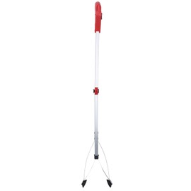 Trash Pickup Tool, Grabber Reacher Tool Rubbish Pick Up Extension Litter Picker Position Lock for Nursing Homes (Red Handle)