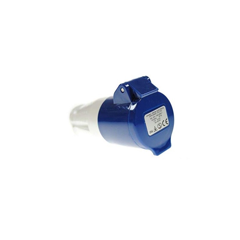 GENUINE 16A 230V 3PIN IN-LINE CARAVAN PLUG & SOCKET FOR