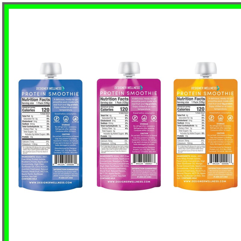 MODAIS Super Fruit Protein Smoothie Blend with 12g Low Carb