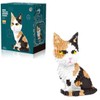 GaoDeBuChou Calico Cat Micro Building Block Set,1300 Pieces Animals Mini
