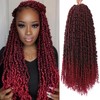 Nice One Pre-Twisted Passion Twist Hair 18 Inch, Long Passion