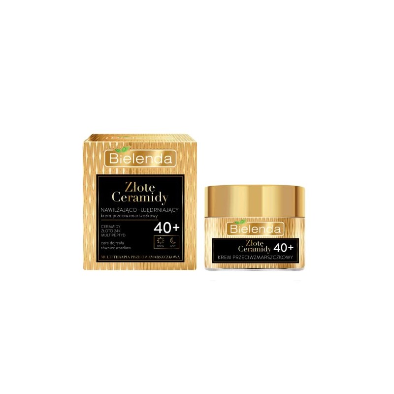 GOLD CERAMIDY Moisturising - Exciting Anti-Wrinkle Cream 40+, Day/Night, 50