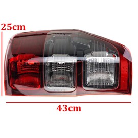 2X Rear Stop Brake Tail Light Lamp for Ford Ranger MK5 T6 Ute PX XL XLS XLT 2012-2018 (Smoked)