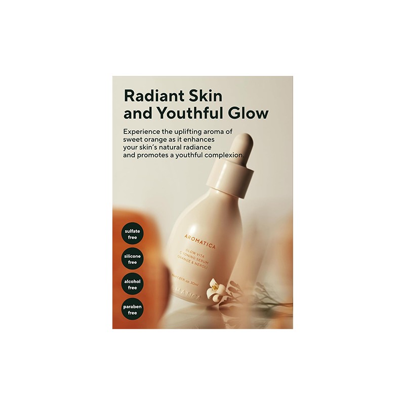 AROMATICA [AROMATICA]Glow Vita C Toning Serum Orange & Neroli 30ml