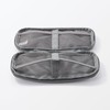 MUJI Gadget Pouch Slim, gray, One size