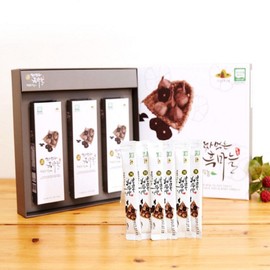 Squeezed Uiseong Organic Black Garlic, 10gx30 sachets for 1 month, 2 pieces / 짜먹는 의성유기농 흑마늘 1달분 10gx30포, 2개