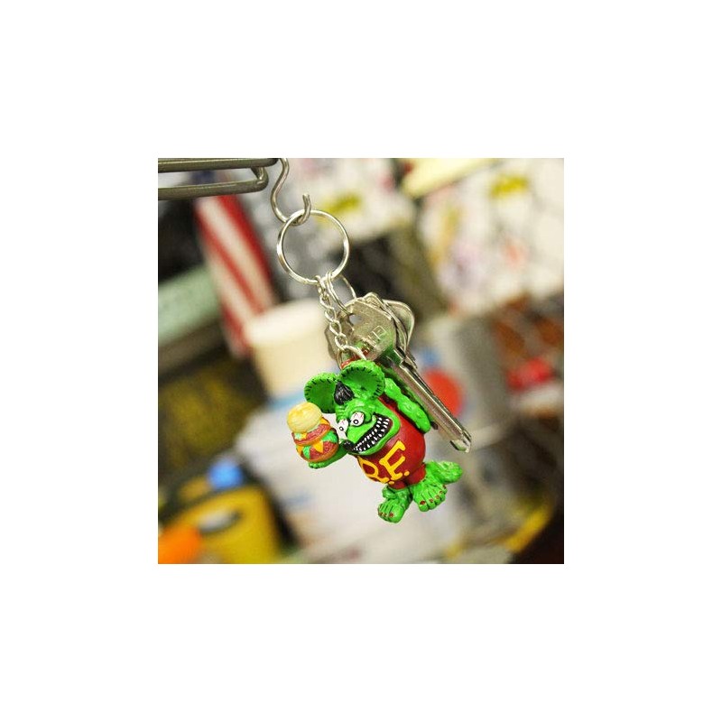 rattofinku Rat Fink Keychain Hamburger KH – rkf024rf – Mon