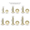 WUTA 40 Piece Copper Rivets Set, Pure Copper Rustproof Leather