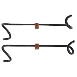 mumuc Garage Brand Lantern Hanger Black 2-Piece Set Lantern Hooks For Use With Poles MEH002