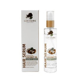Cocoshine Moisturizing Coconut Oil, Jojoba & Quinoa Hair Serum - Natural Repair and Shine (50ml)