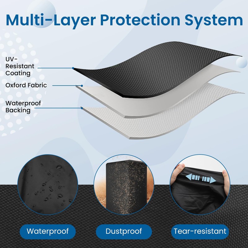 2 Pack Speaker Covers 15 Inch Waterproof Oxford Fabric Outdoor