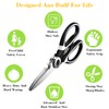 KISUOMAOYI Heavy Duty Kitchen Scissors, Sharp Kitchen Scissors Multipurpose Utility
