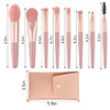Professional Makeup Brushes Set Mini Makeup Brushes 8Pcs Portable Make