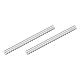 sourcing map 2Pcs M8 x 100mm 304 Stainless Steel Dowel Pin, Cylindrical Shelf Support Peg Pin Parallel Pin Fastener for Mechanical Manufacturing, Industry, Furniture Installation, Silver
