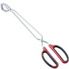 HINMAY Extra Long Scissor Tongs 15-Inch Stainless Steel Barbecue Grilling
