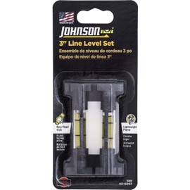 Johnson Level & Tool 585 Structo-Cast Line Level, 3", 2 Level | Johnson