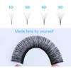 Volume Eyelashes, 0.07 mm Thickness, DD Curl, 10 mm Length,