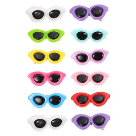 SUPVOX 12pcs Pet Sunglasses Hair Clips Dog Cat Fashion Easy to Carry for Parties Fun Pet Dec