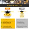 Alitamei 100FT LED Construction String Lights, 100W Bright Work Lights
