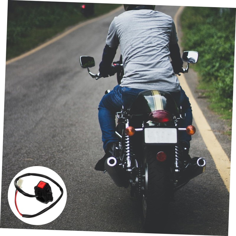 iplusmile Push Button Starter for Motorcycles Remote Compatible Ignition Horn