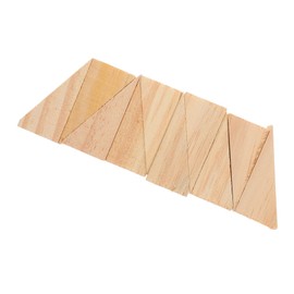 Tofficu 10pcs Heavy Wooden Door Stopper Wedges Non Slip Skid Design for Stable Support Durable Wood Construction for Home Use Prevents Door Slipping
