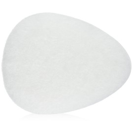 Bath Accessories Body Smoothing Teardrop Sponge, White, X-Large
