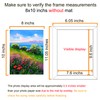 BESCRCL 8x10 Picture Frame Set of 6 High Definition Glass,
