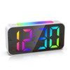 ORIA Digital Alarm Clock, 6.9 Inch Digital Modern Table Clock
