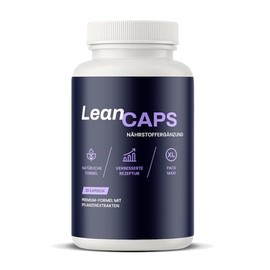 LeanCaps Pflanzenextrakt-Kapseln, Himbeerketon und Grüner Tee, 60 Kapseln, Nahrungsergänzungsmittel
